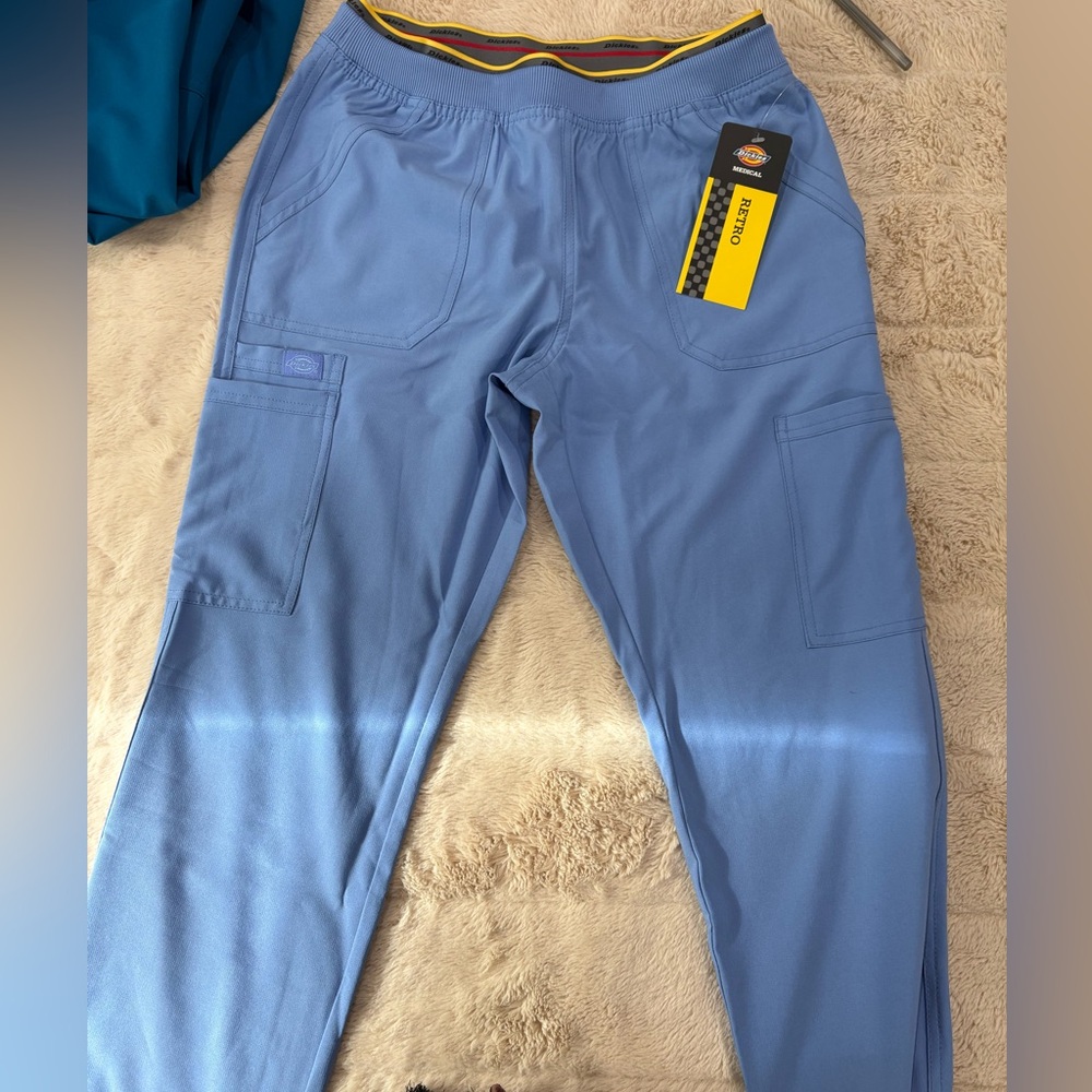 Surgical blue dickies women scrubs